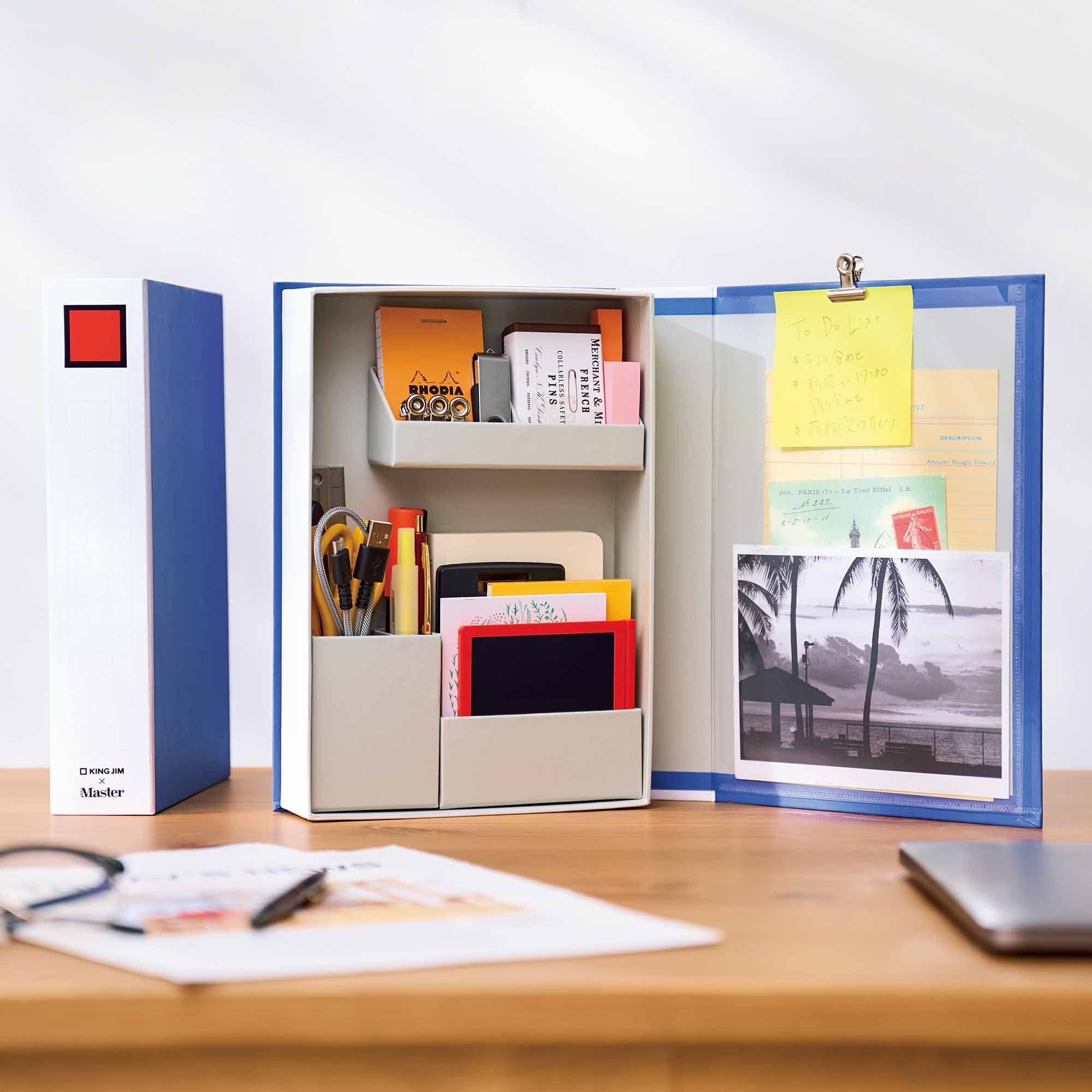 KING JIM檔案夾造型收納箱